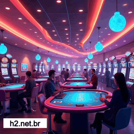 h2 com 50+ mesas de cassino ao vivo em HD 4K.