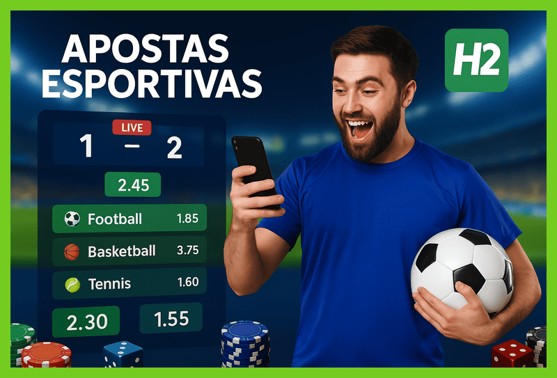 Apostas esportivas no cassino online H2